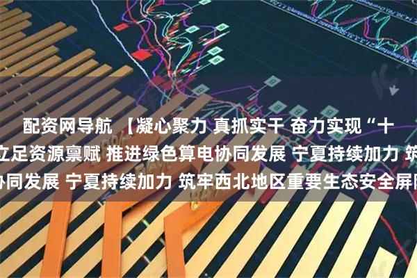 配资网导航 【凝心聚力 真抓实干 奋力实现“十五五”良好开局】青海立足资源禀赋 推进绿色算电协同发展 宁夏持续加力 筑牢西北地区重要生态安全屏障